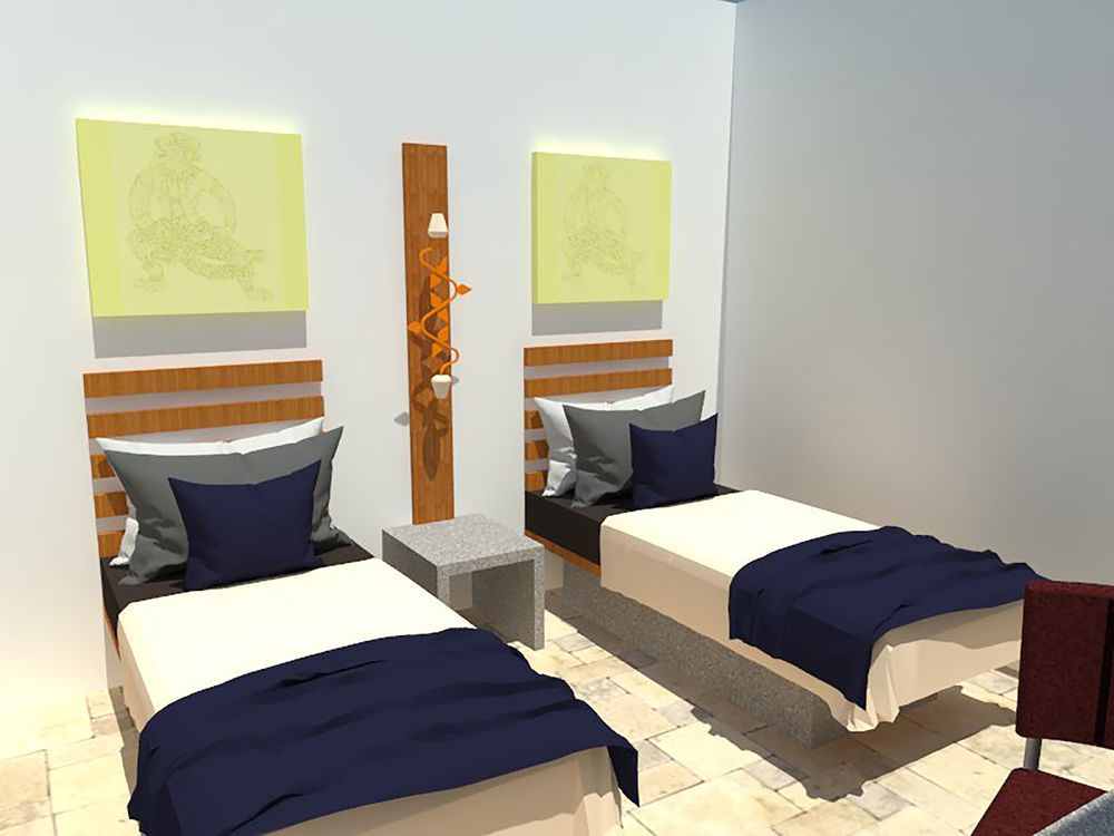 The Thirdfold Residence Сиемрип Экстерьер фото Twin beds
